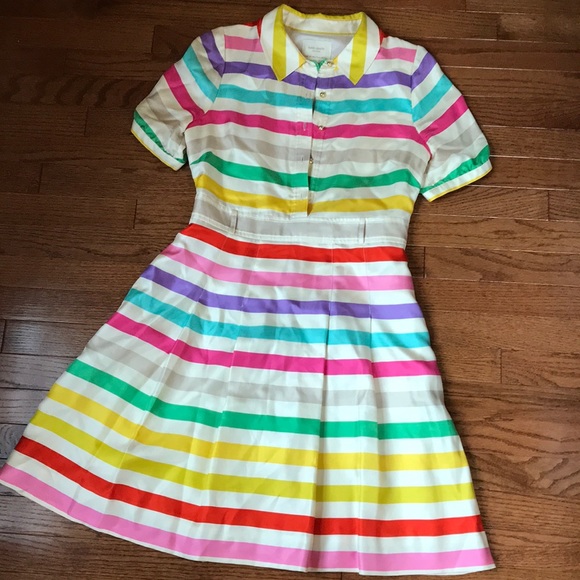 kate spade Dresses & Skirts - Kate Spade Candy Shop Striped Dress 6